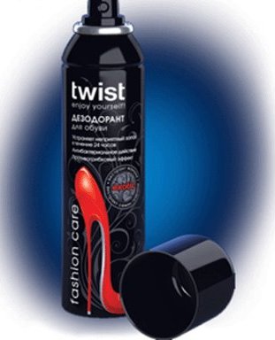 Дезодорант для обуви Twist Fashion 150мл.