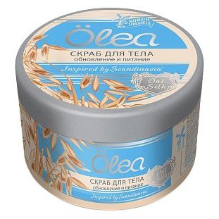 Скраб ÖLEA 250мл. OAT SILK для тела