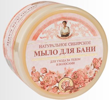Мыло жидк. ТСА Для Бани 500мл. густое Цветочное мыло Агафьи (6)