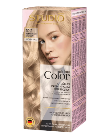 Краска д/волос Studio Ultima Color 10.2 Жемчужный блондин