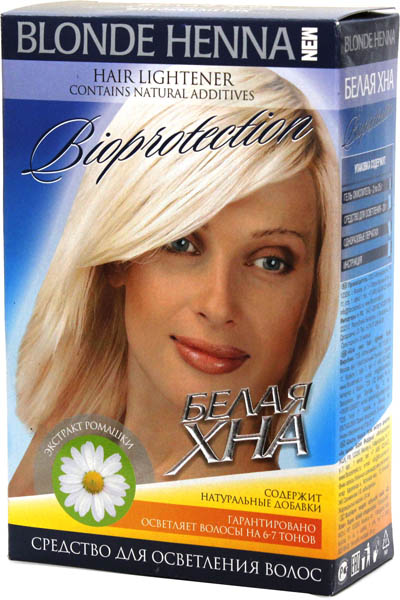 Краска д/волос Хна белая 70гр. Bioprotection 8002 (24)
