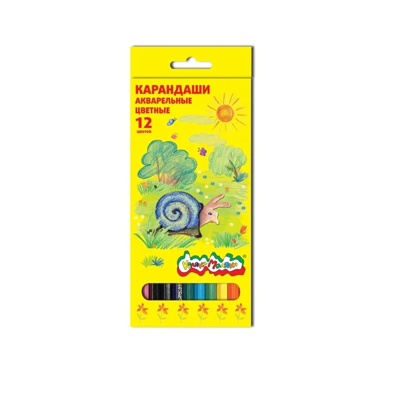 Набор цв. карандашей 12цв. Каляка-Маляка акварель (12)