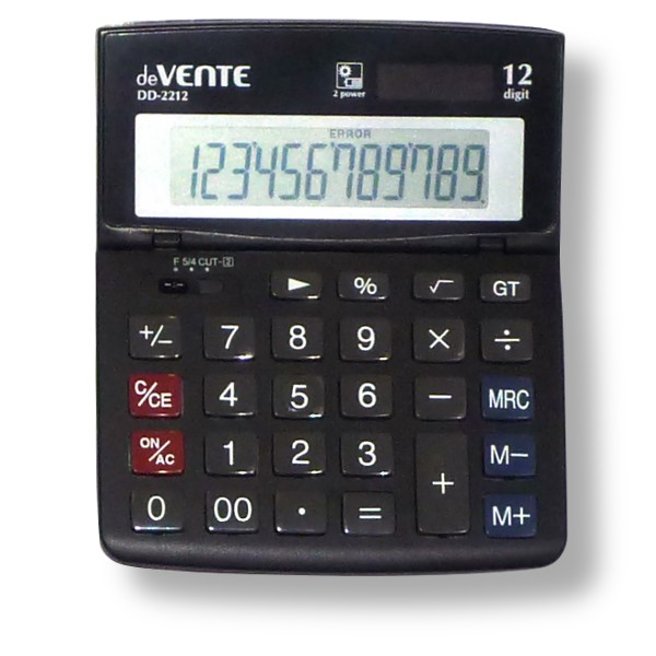 Калькулятор 12разр. deVente DD-2212
