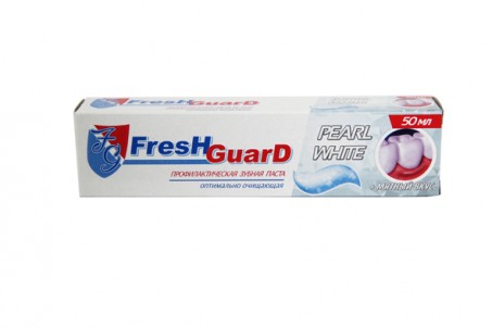 Зубн.паста БГ Fresh Guard 50мл. Pearl White