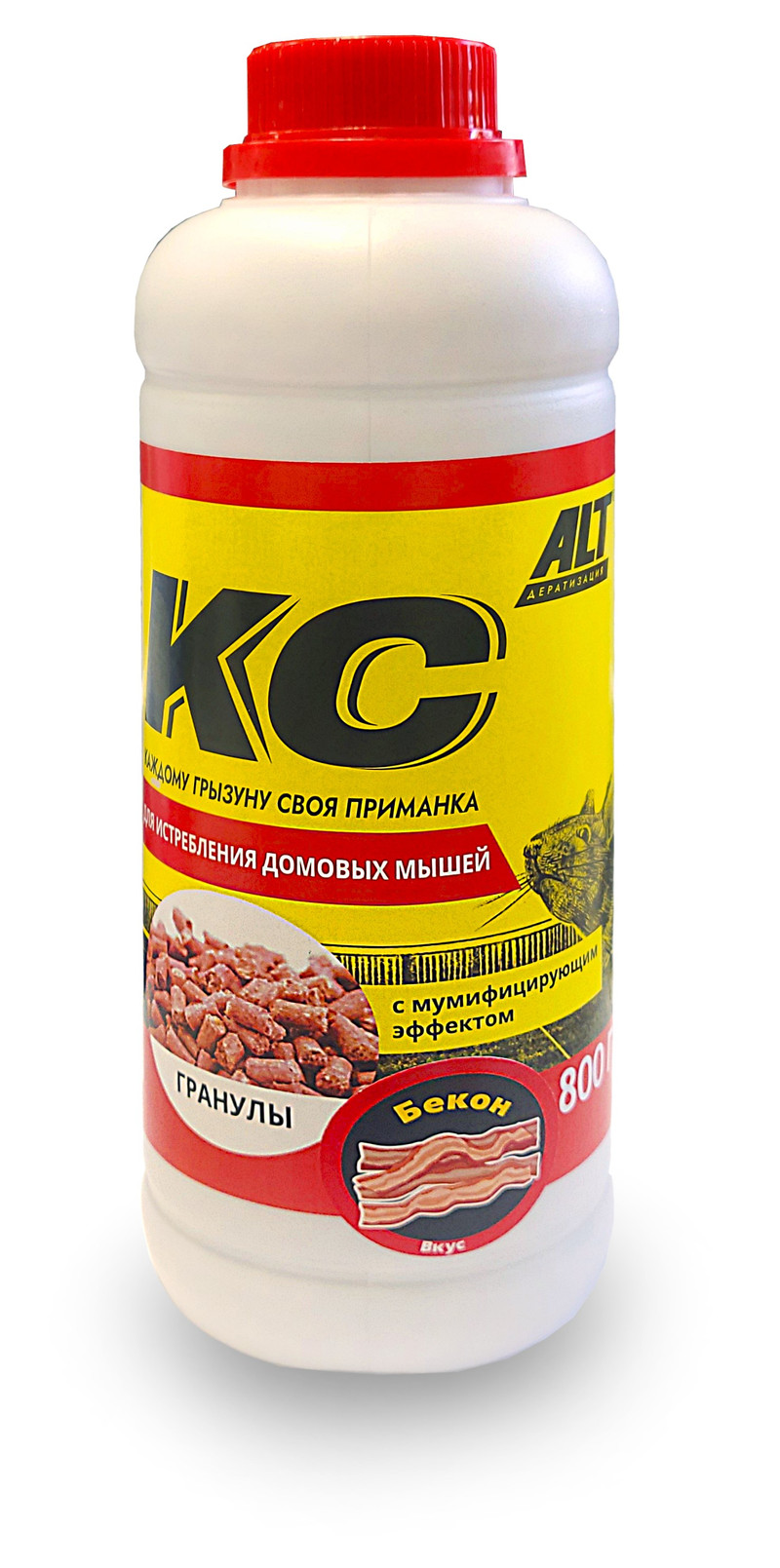 Приманка от грызунов ALT 800гр. гранулы бекон Варат Г КС (6)