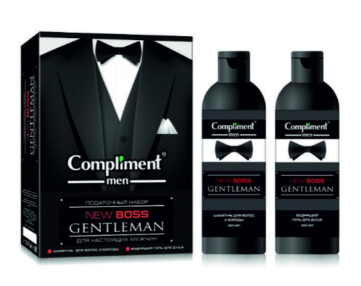 ПН/МУЖ. NEW BOSS Gentleman №1770-2 (шампунь 250мл.+гель д/душа 250мл.) (10)
