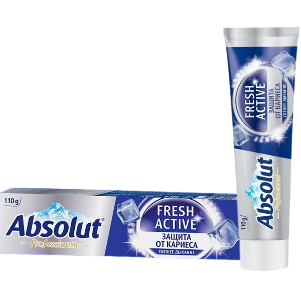 Зубн.паста Абсолют 110мл. Pro Fresh active гелевая 8133 (24)