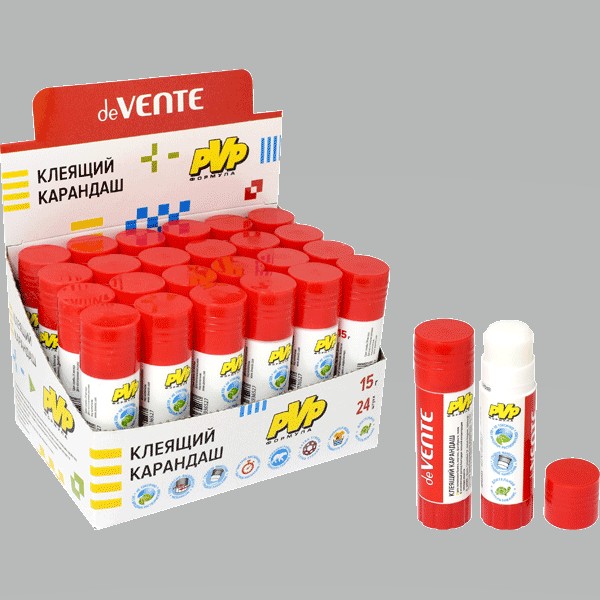 Клей карандаш 15 гр. deVente (24)