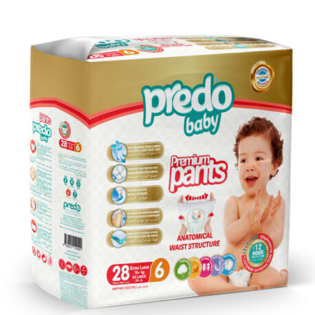 Подгузн.-трусики Predo baby --6-- 15кг. 28шт.
