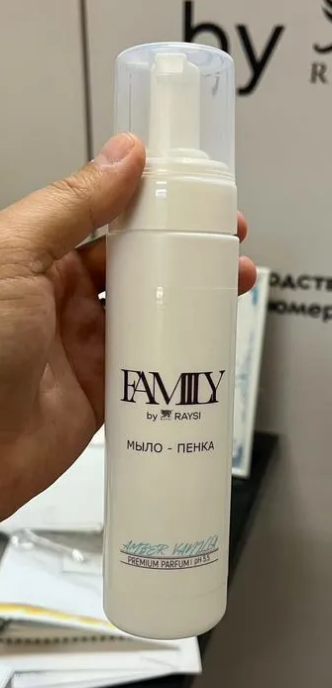 Мыло жидк. FAMILY 230мл. пенка Amber vanilla