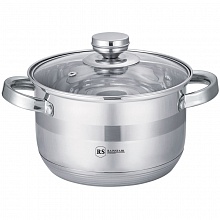 Кастрюля 5,1л. Эмаль Rainstahl RS/CS 2700-22 5-слойн/дно