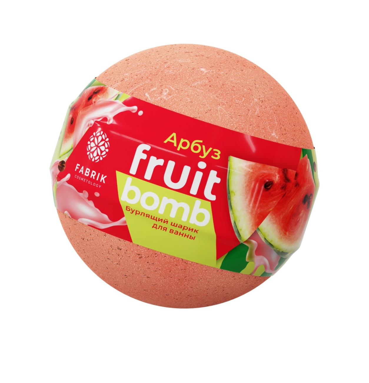 Соль для ванн Fabrik Cosmetology 120г. шар Mona Fruit Арбуз
