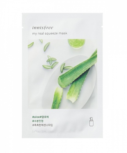 Маска д/лица Innisfree My Real Squeeze Mask Aloe