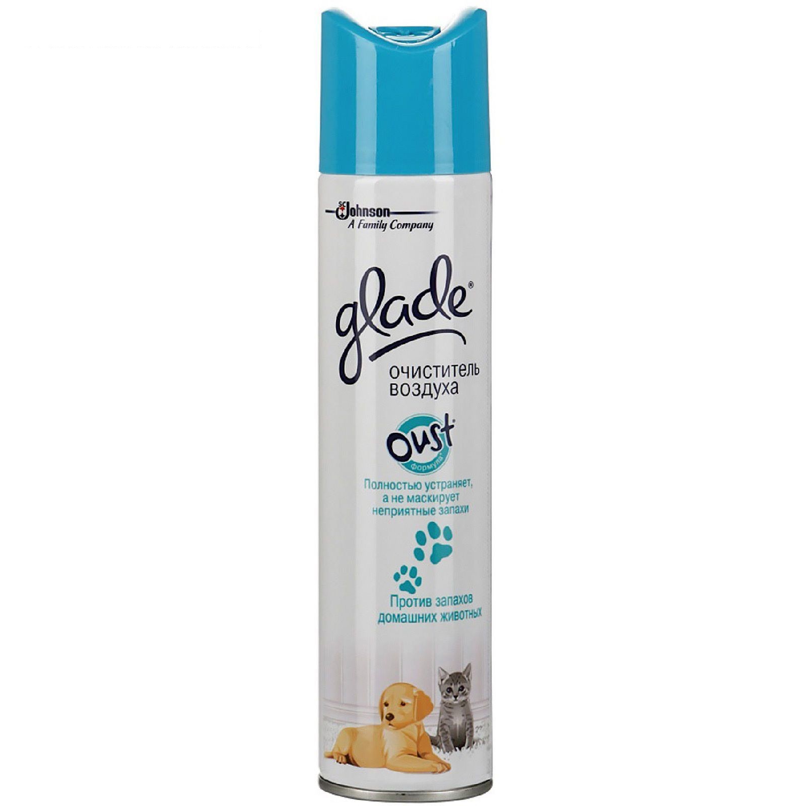 Освежитель воздуха Glade 300мл. Против зап.животных