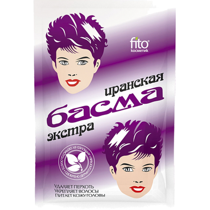 Краска д/волос Басма иранская натуральная 25г (бум.упак) 2003 (100)