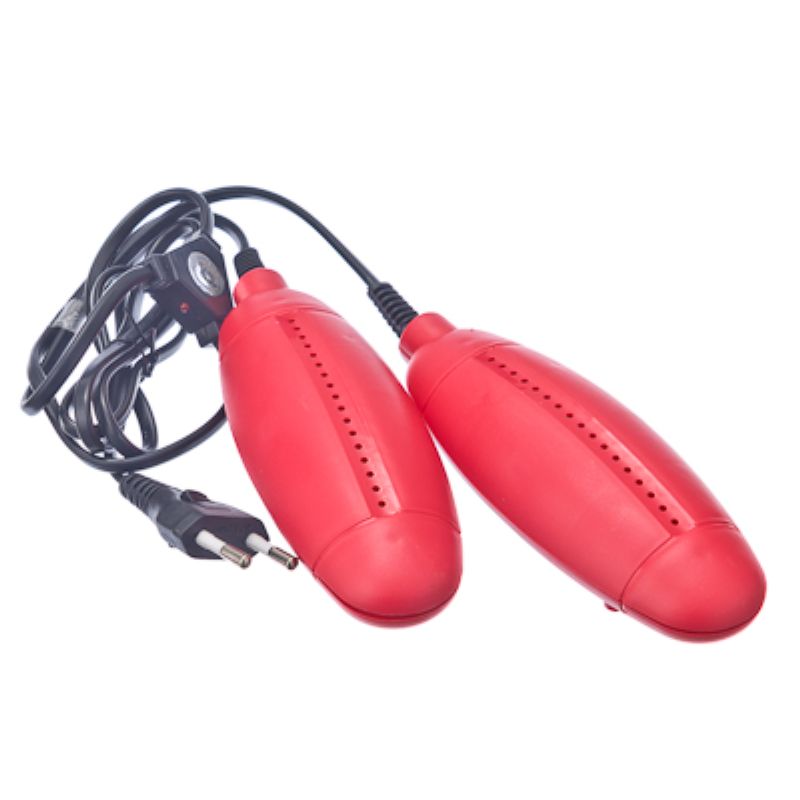Сушилка д/обуви Engy RJ-50C (пластик) красн. 12Вт, 13*5*3см, шнур 1,3м  151550
