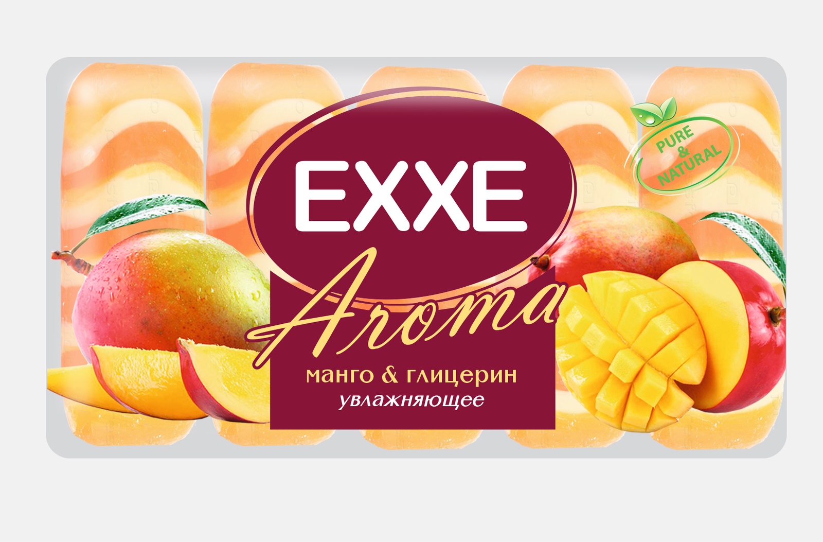 Мыло EXXE 5*70г. Манго и глицерин