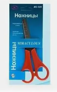 Ножницы 13см. Basir линейка (360)