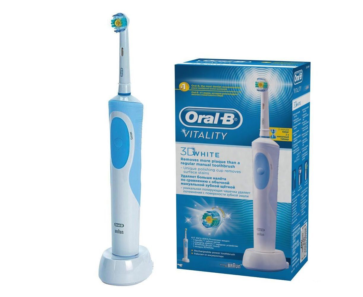 Зубная щетка эл. Oral-B Vitality D12 3D White