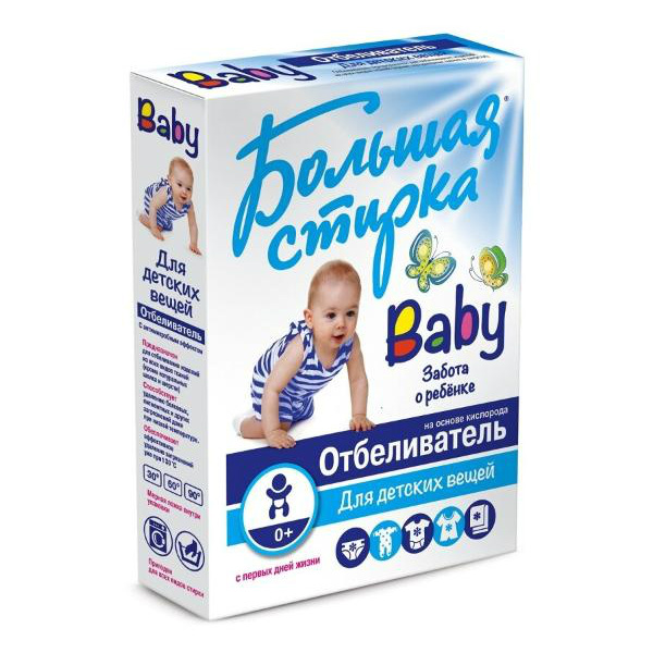 Ср-во Большая Стирка 450г. Отбеливатель Baby Акт.кислород