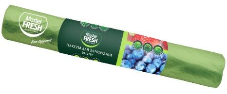 Фасов.пакеты д/замораж. Master FRESH зеленые 30шт. 4067 ***