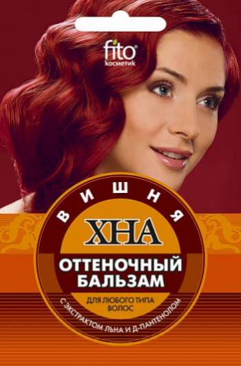 Оттеночный бальзам Фито Хна 50мл. Вишня 1102