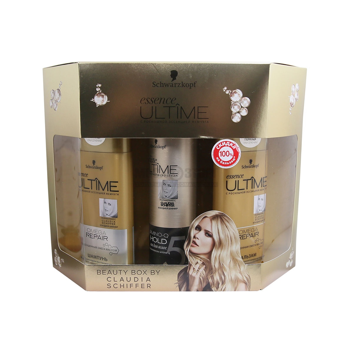 ПН/ЖЕН. Essence Ultime Omega Repair (шампунь + бальзам+лак)