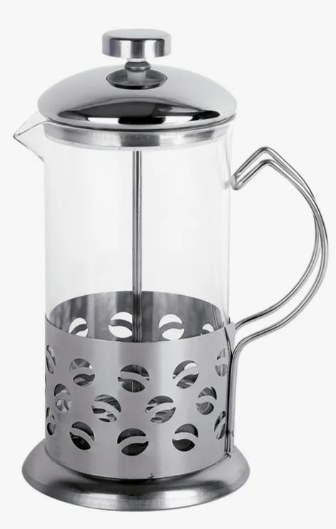 Френч-пресс 1л стекло, нерж. фильтр B003-1000ML
