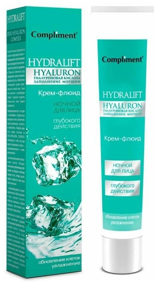 Крем Compliment 50мл, д/лица Hydralift hyaluron ночной