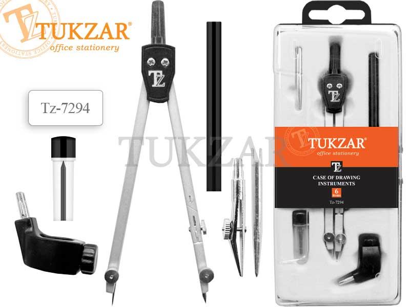 Готовальня Tukzar 2пр. метал. циркуль, грифель