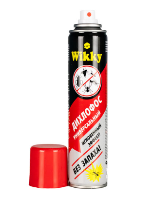 Дихлофос-репеллент Wikky 180мл. Универсальный (24)