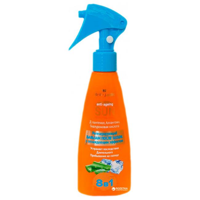 Бальзам после загара Belle Jardin 180мл. Солнце Sun protection system 8в1 с охл.эффектом