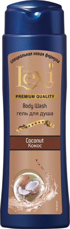 Гель для душа Lexi premium 600мл. Кокос