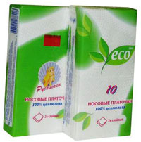 Платочки Ecoline 10*10шт. Алоэ 439962
