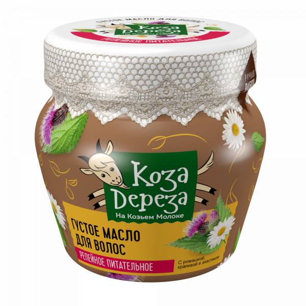Масло д/волос Коза Дереза 175мл. Густое Репейное 7838 **