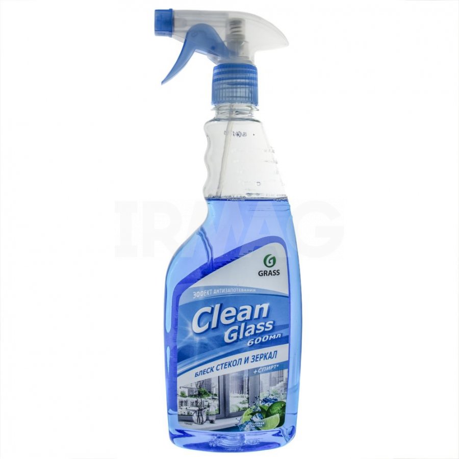 Ср-во Grass 600мл. Clean Glass очиститель стекол Голубая лагуна (8)
