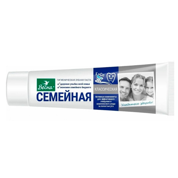 Зубн.паста Весна 90г. Семейная классическая 8096 (48)