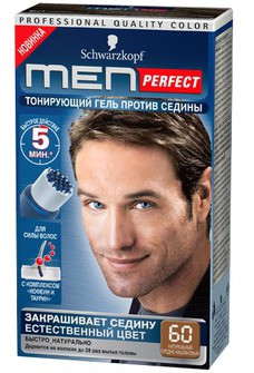 Тонирующий гель Men perfect 60 Средне-Каштановый
