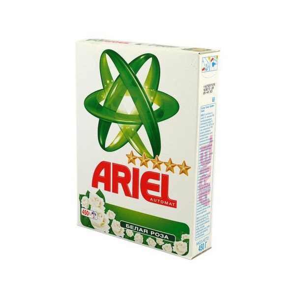 Стир.порошок Ариэль авт. 450гр. Белая роза