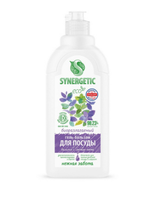 ЖМС Synergetic 500мл. Базилик и свежая мята (14)