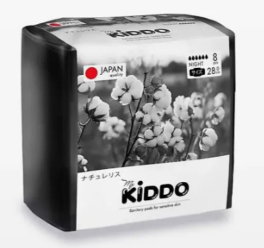 Прокладки Kiddo Night 8шт. 3600