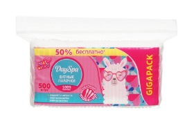 Ватные палочки Day Spa 500шт. Пакет (90)