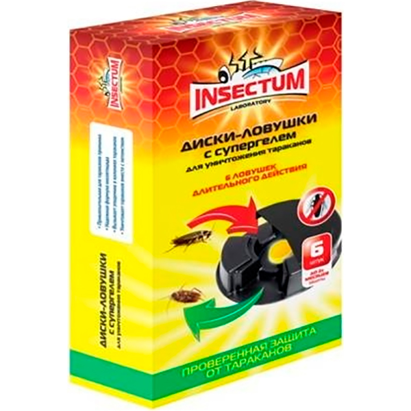 Ловушка от тараканов Insectum 6шт. 433625