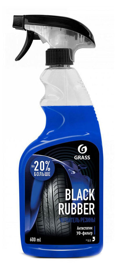 Ср-во Grass 600мл. Black Rubber полироль для шин (6)
