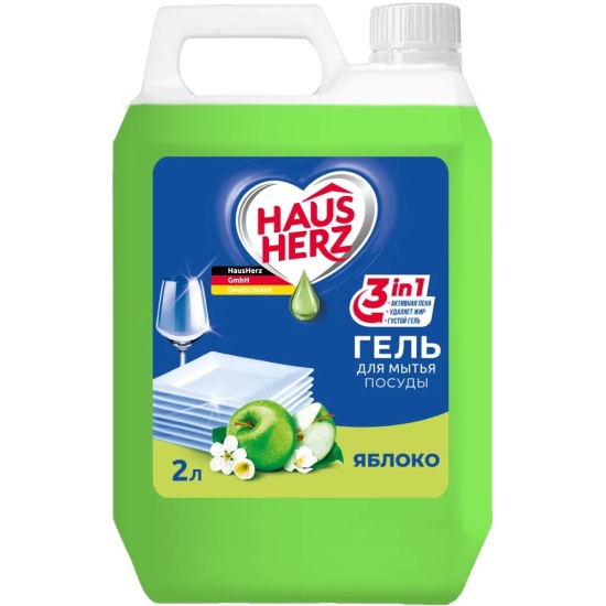 ЖМС HAUS HERZ 2л. Яблоко Канистра (8)***