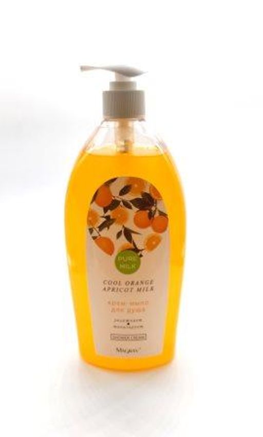 Мыло жидк. PURE MILK 800мл. д/душа Cool orange & Apricot milk