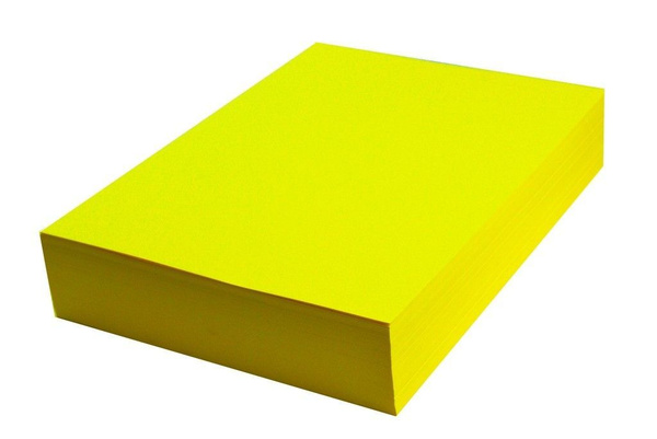 Бумага А4 Papirus Color, А4, 500 л, горчичный. пачка