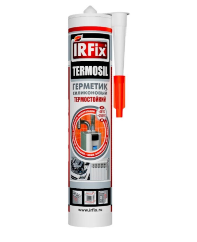 Герметик термостойкий IRFIX TERMOSIL 310мл. красный до 275°C (12)