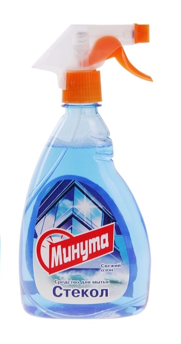 Ср-во МИНУТА 750мл. д/стекол Свежий озон РАСПЫЛИТЕЛЬ