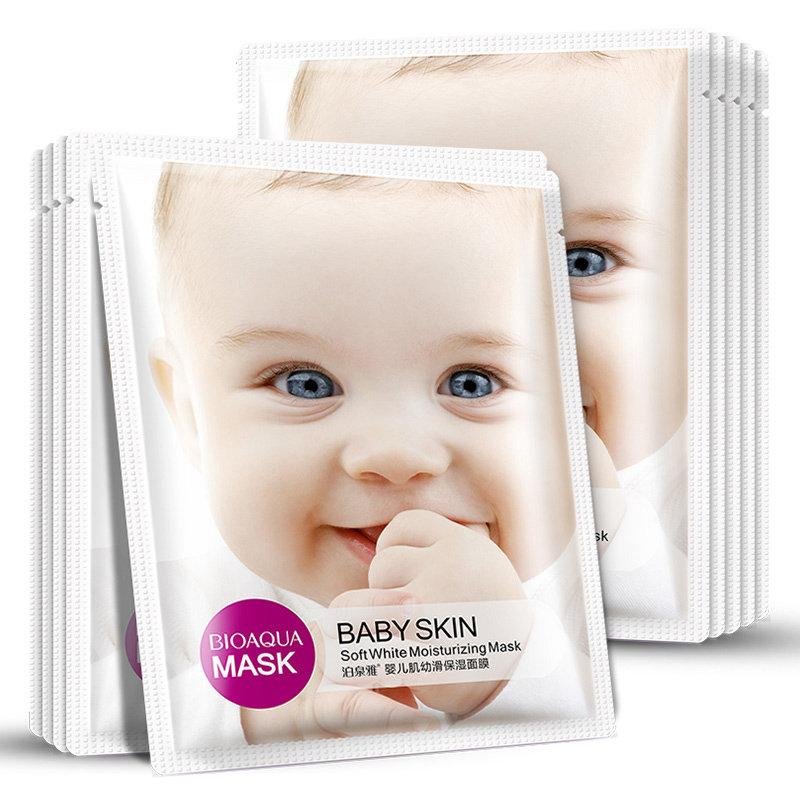 Маска д/лица Bioaqua BABY SKIN отбеливающая